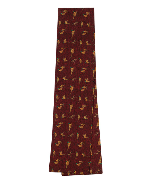 Choker Wol | Fazant Rood