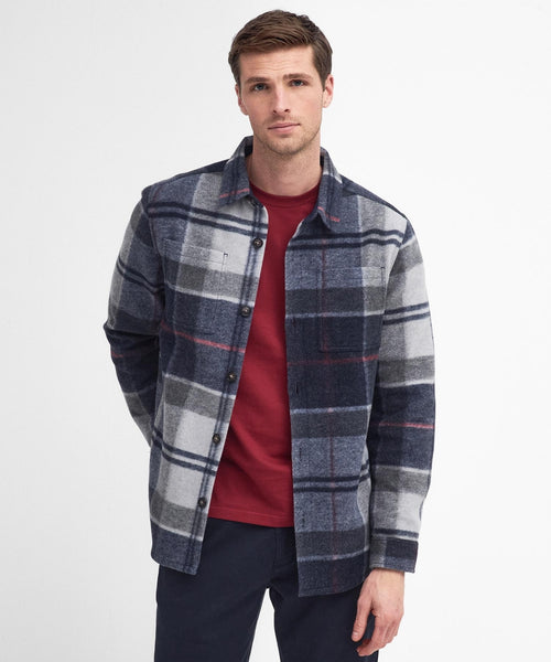 Barbour Chapter Tailored Check Overshirt | Blauw