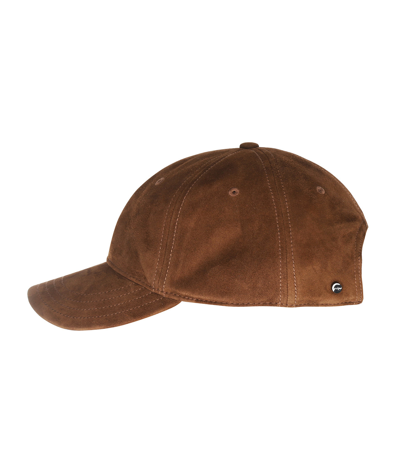 Baseball Cap Goat Suede | Kastanje Bruin