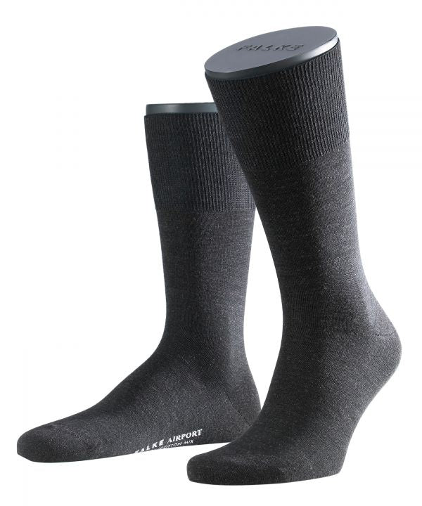 Herrensocken für den Flughafen | Grau