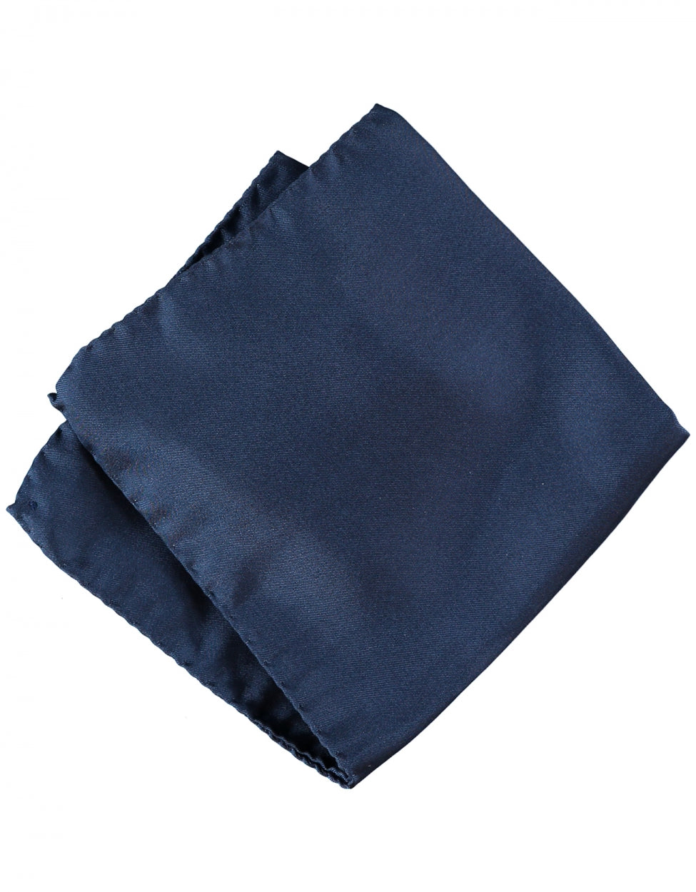 Einstecktuch aus Seide Uni | Marineblau