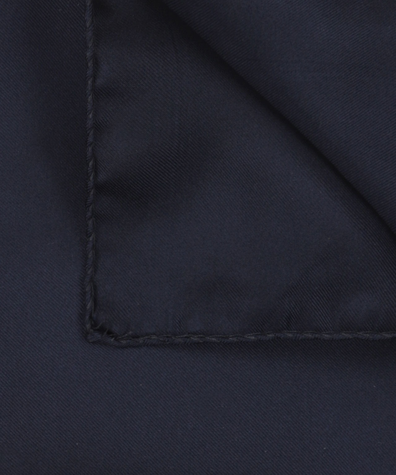 Einstecktuch aus Seide Uni | Marineblau