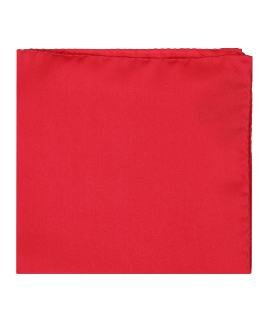 Pochet zijde Uni | Rood