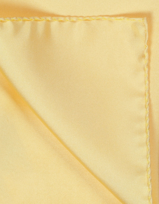 Pochet zijde Uni | Geel