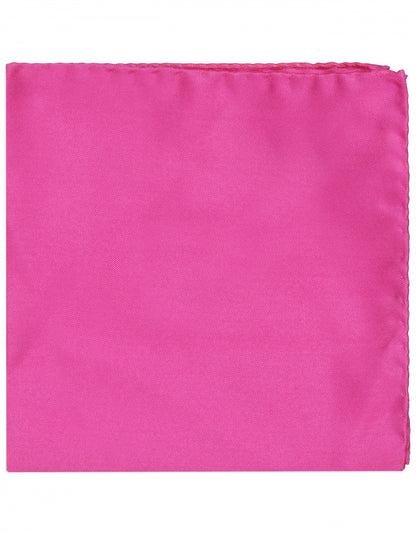Einstecktuch aus Seide Uni | Fuchsia