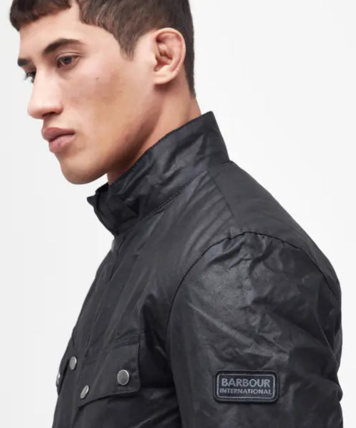 Barbour Intl. Duke Wax Jacket | Zwart