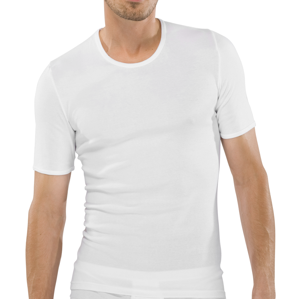 Schiesser T-shirt round neck | White
