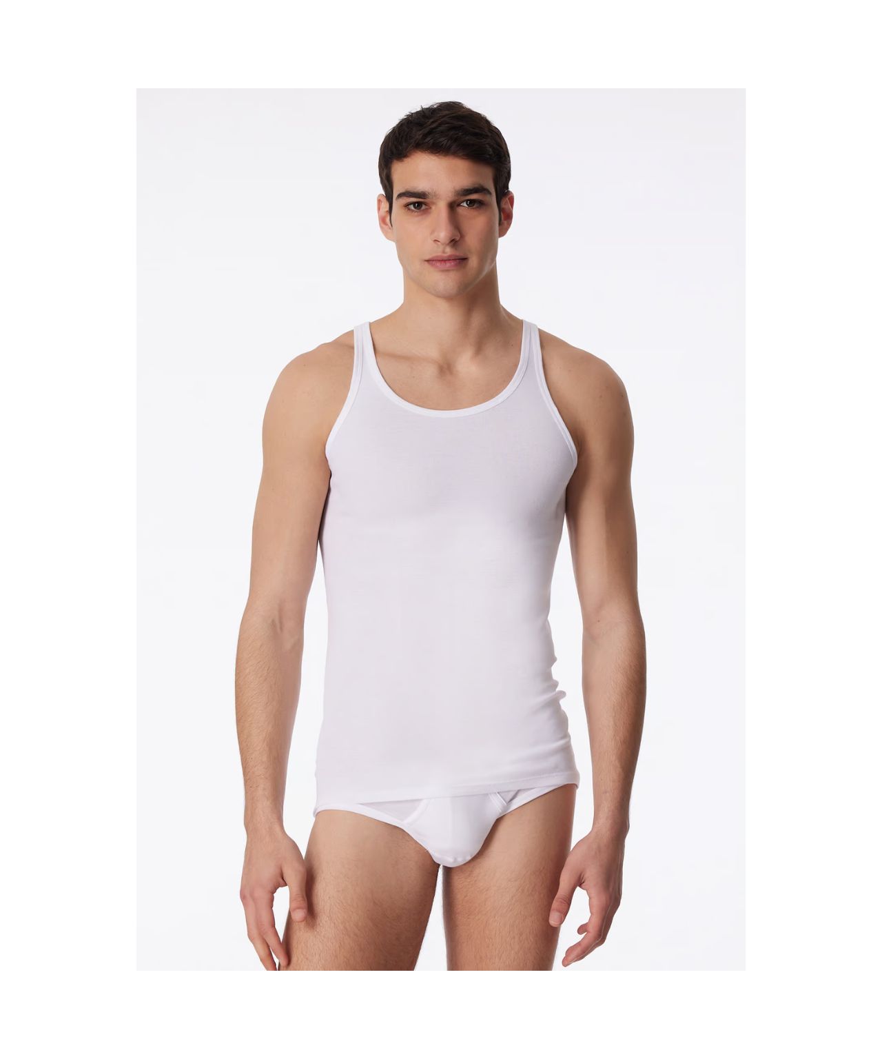 Singlet Fijnrib 5120 | Wit
