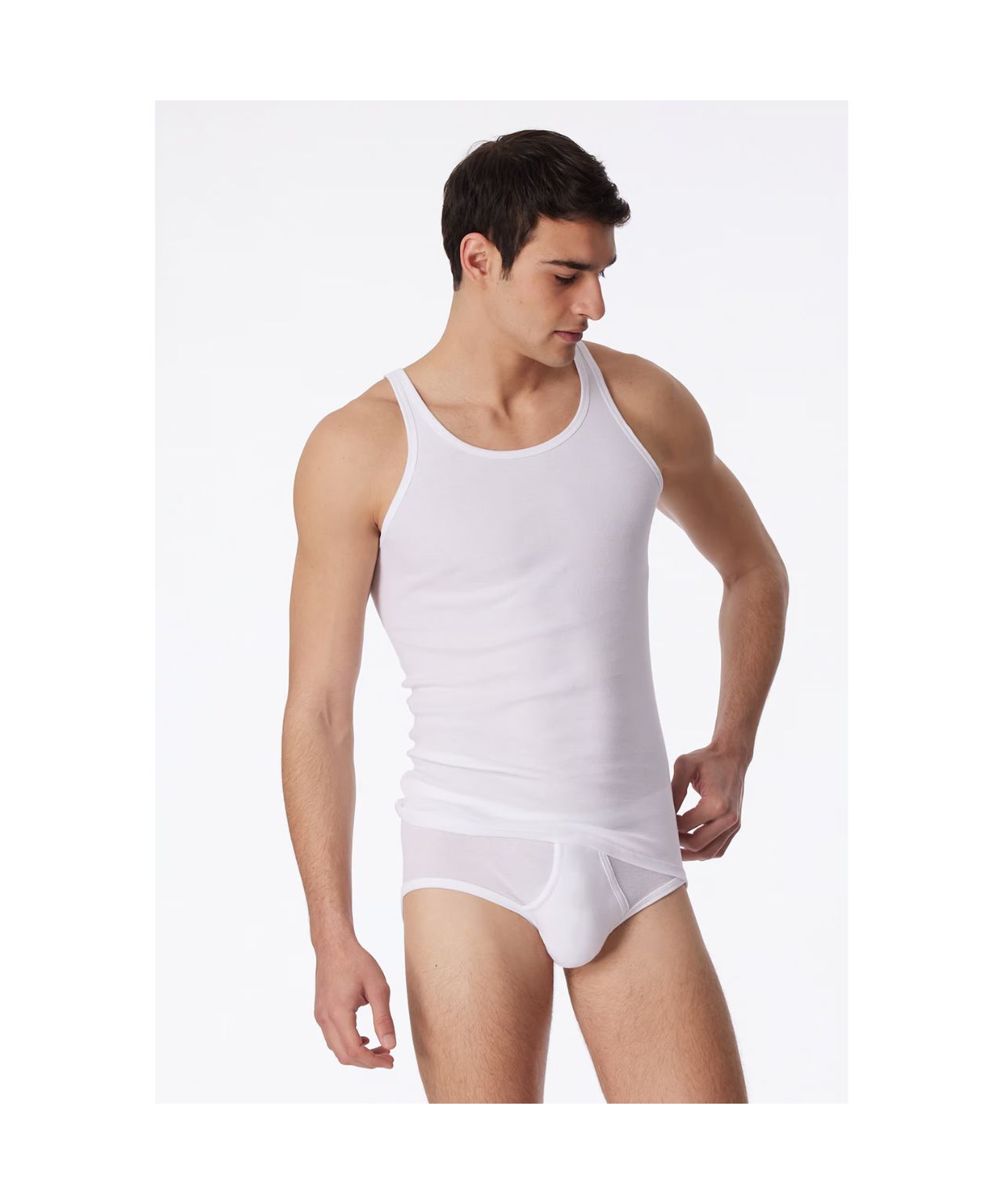 Singlet Fijnrib 5120 | Wit