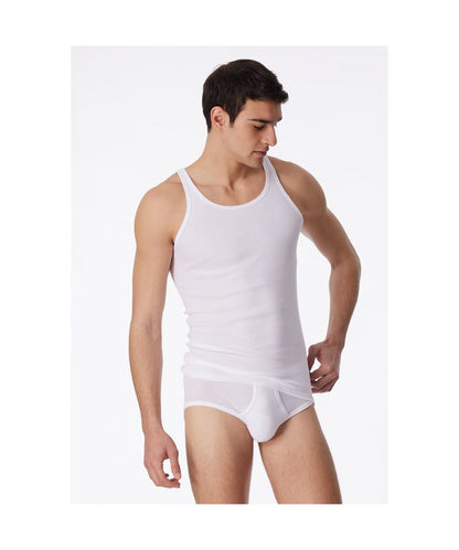 Singlet Fijnrib 5120 | Wit