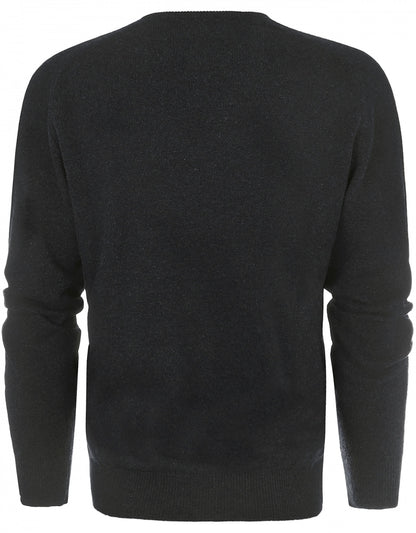 V-Hals Lamswol | Charcoal