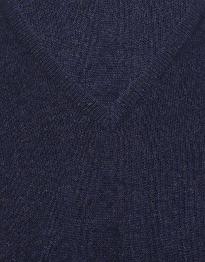 William Lockie V-Ausschnitt-Pullover aus Lammwolle | Astra