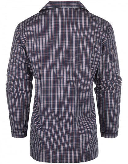 Klassischer Baumwollpyjama | Blau
