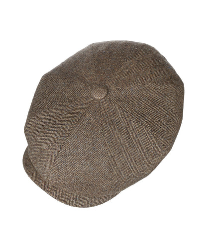 Hatteras Silk | Donkerbruin herringbone