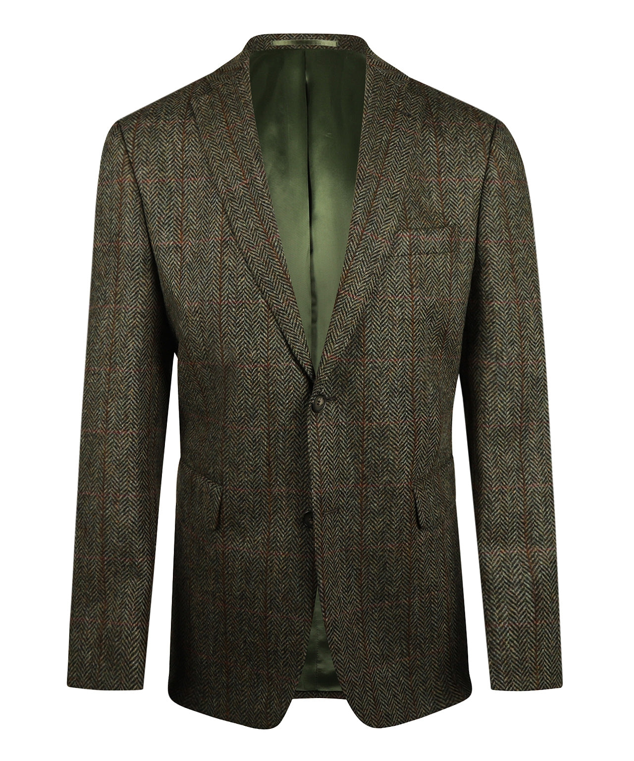 Tweed Colbert | Groen Ruit