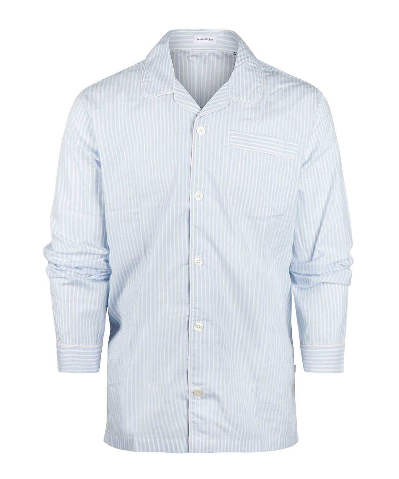 Klassischer gestreifter Pyjama | Blau