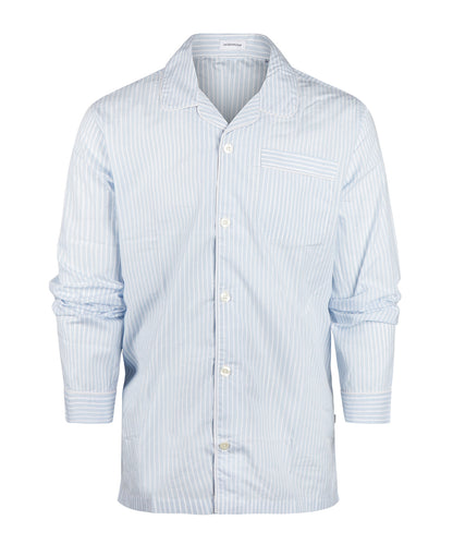 Klassischer gestreifter Pyjama | Blau