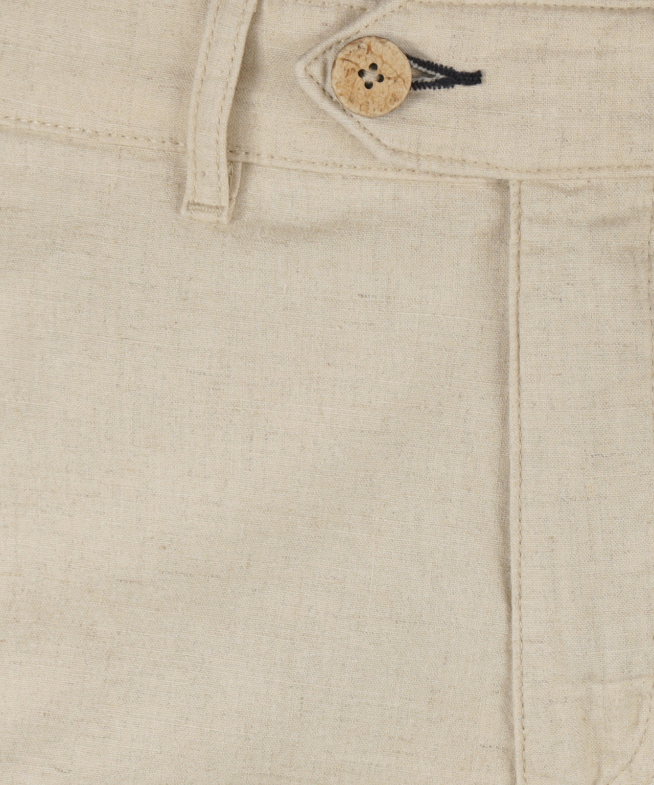 Linnen Katoen Chino Derby  | Licht Beige