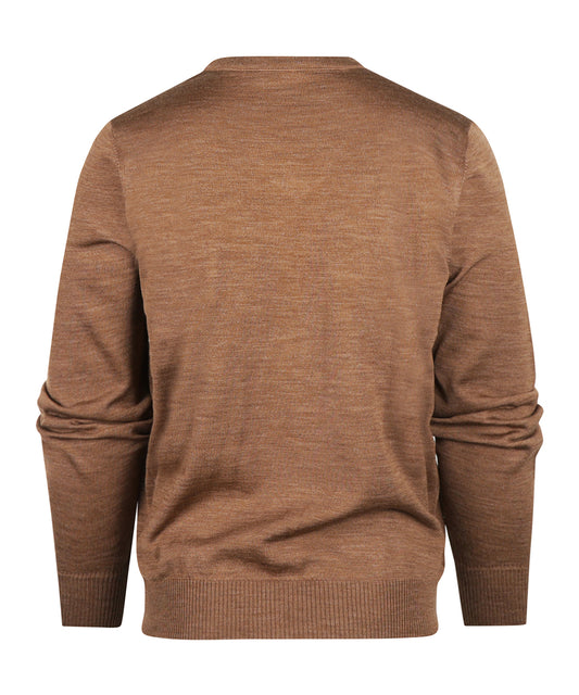 V-Hals Pullover | Zand