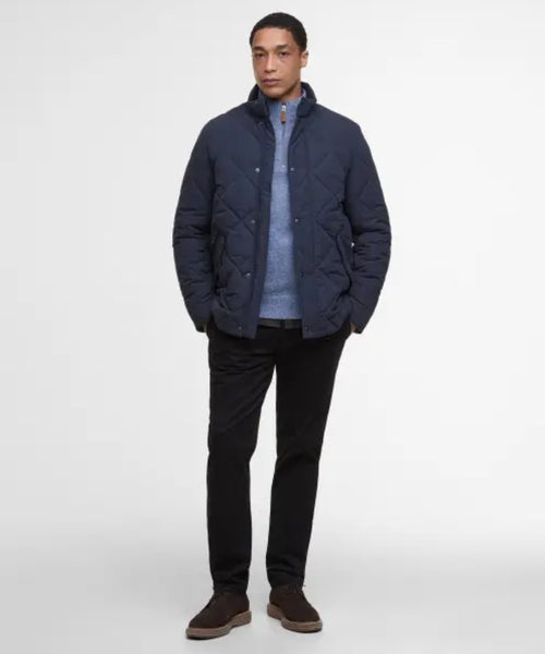 Barbour Winter Chelsea Quilted Jacket | Navy Blauw