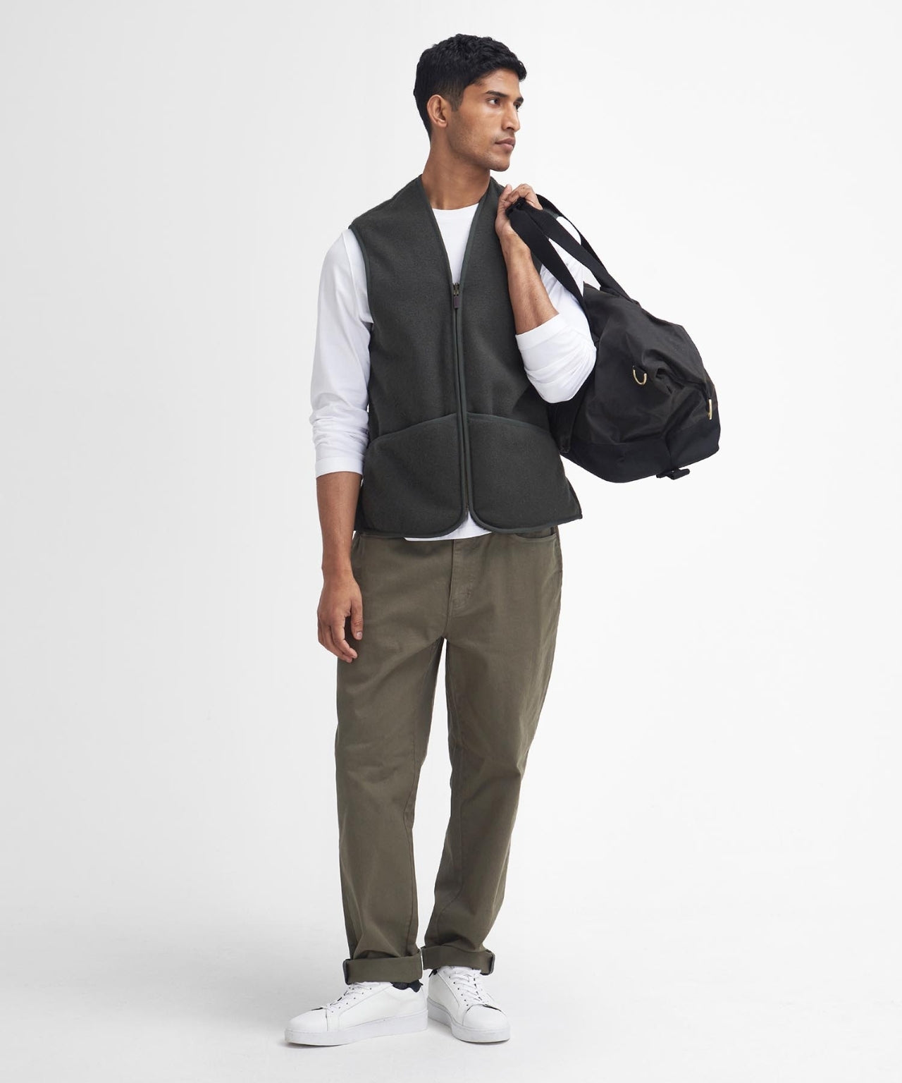 Warm Pile Liner bodywarmer | Green