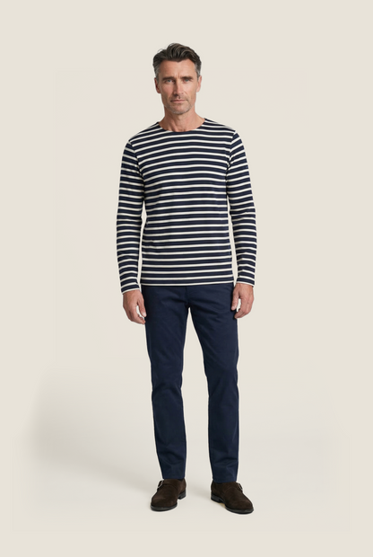 Meridien Modern Sweater | Navy Blue