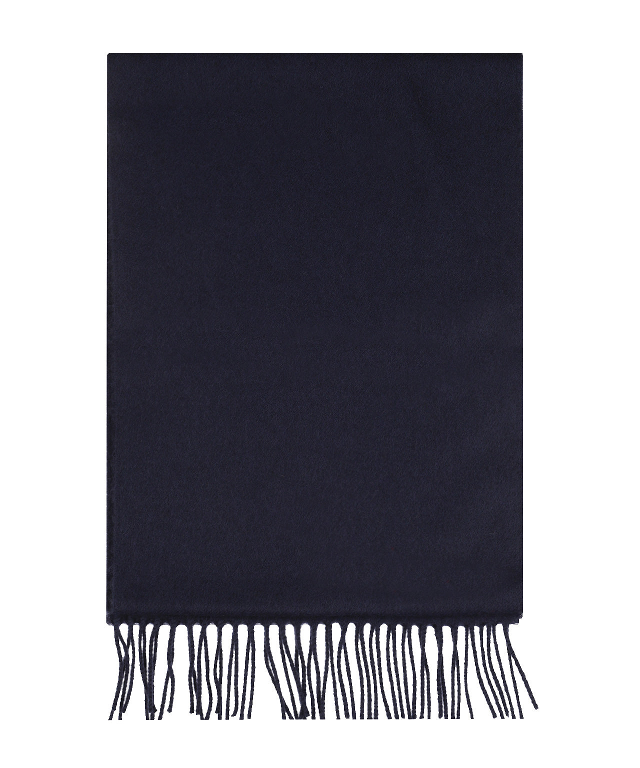 Karierter Wollschal | Marineblau