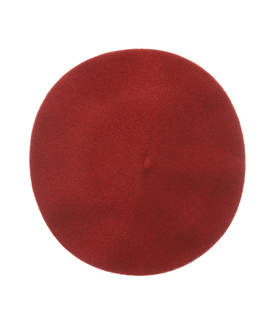 Wollbaskette | Weinrot