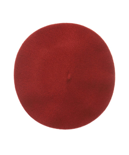 Wollbaskette | Weinrot