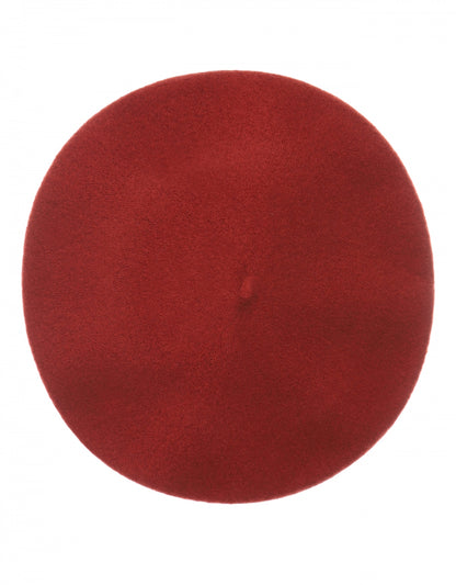 Wollbaskette | Weinrot