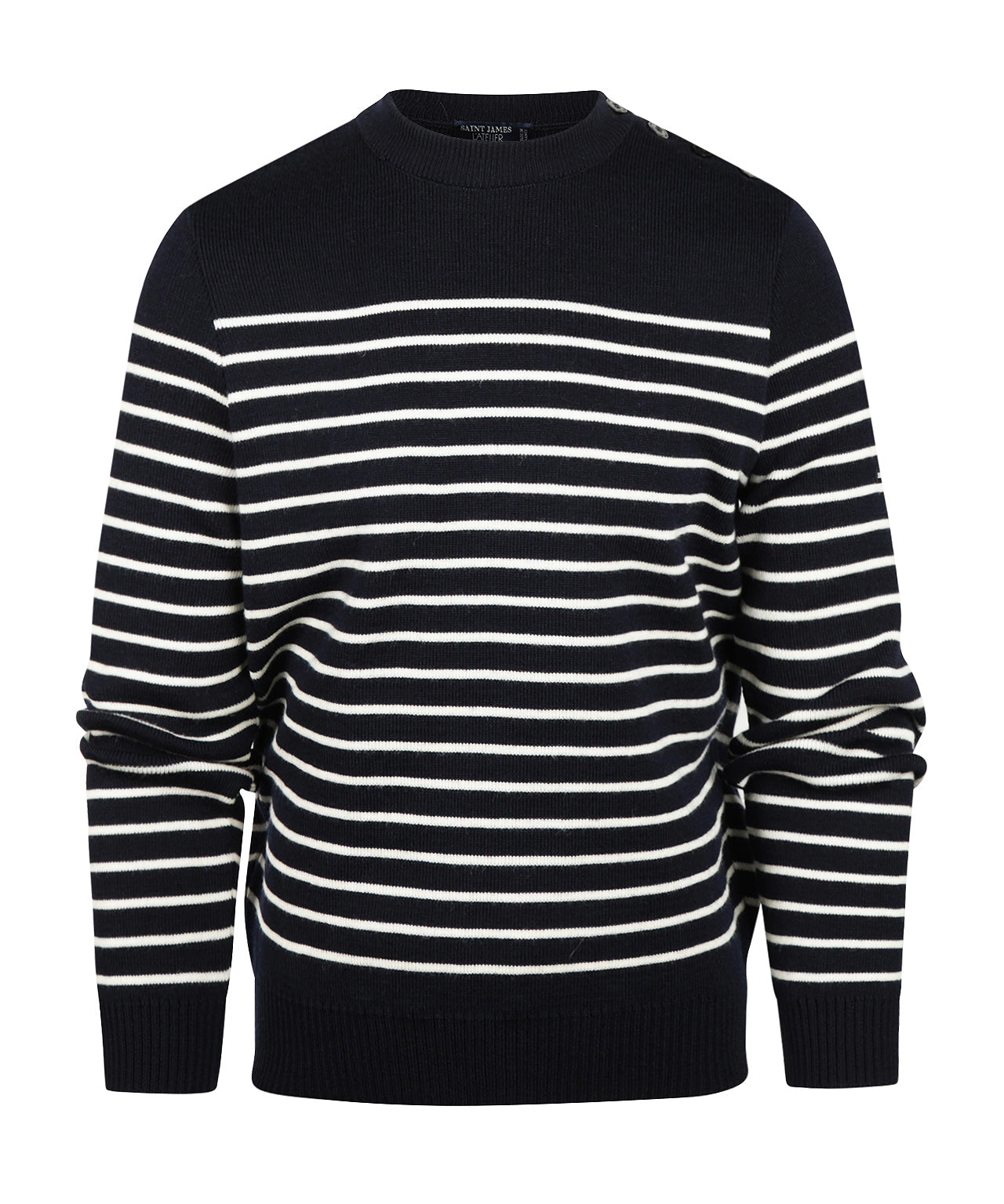 Saint James BinicII Rundhalspullover | Blau