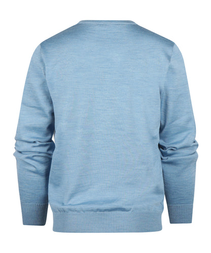 V-Hals Pullover | Blauw