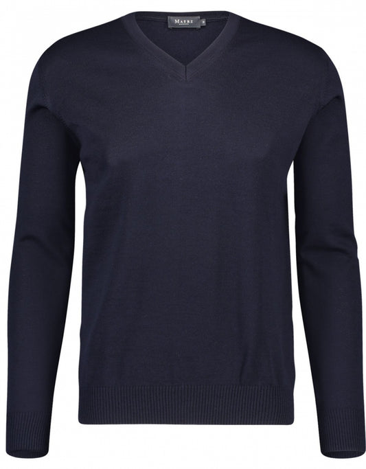 V-Hals Pullover | Navy
