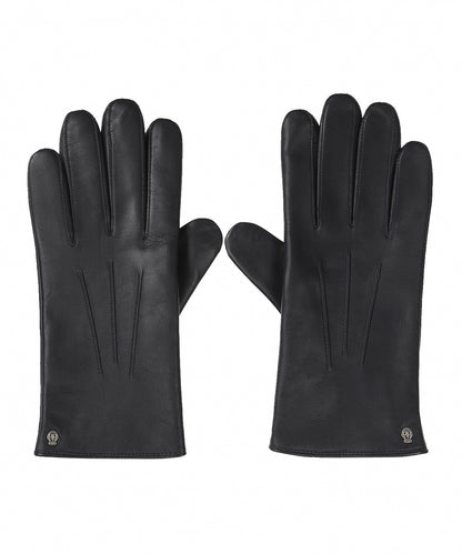 Handschuh aus weichem Nappaleder | Marineblau