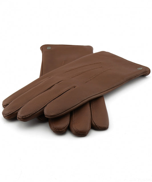 Handschoen Nappa | Saddlebrown