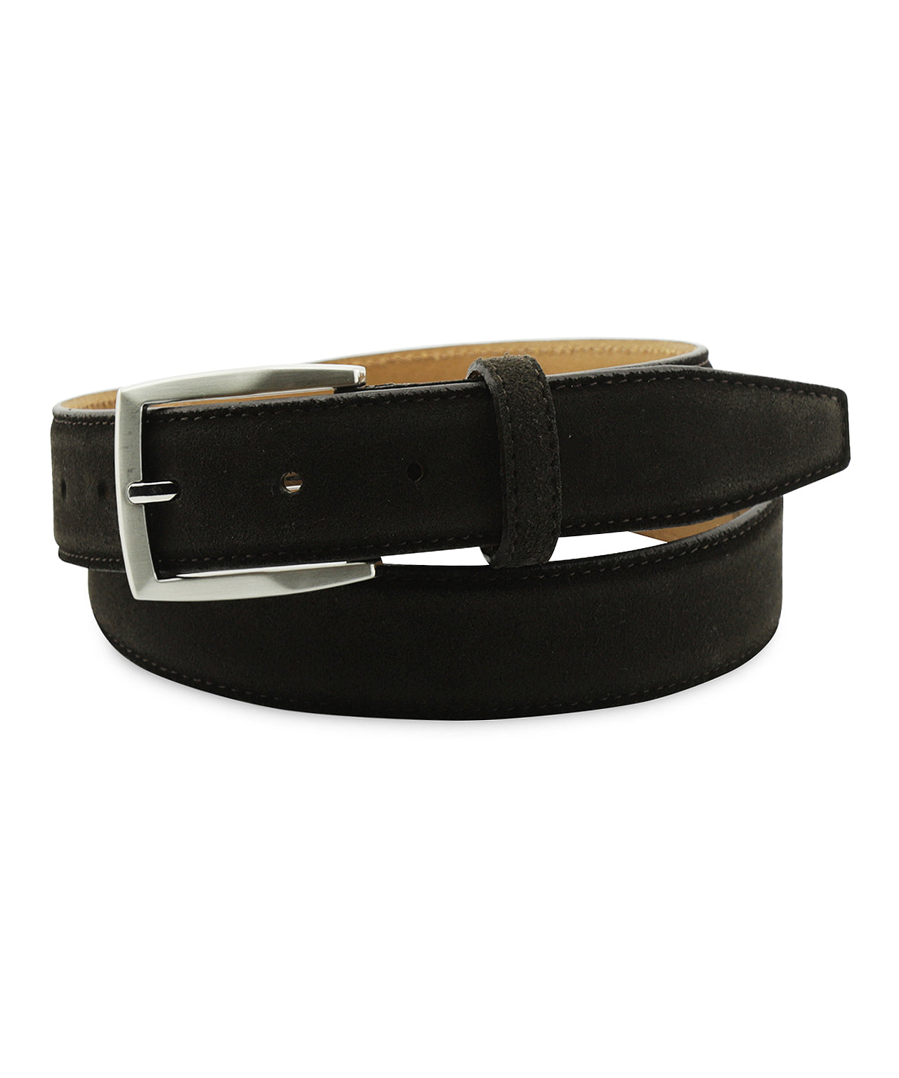Suede Riem | DonkerBruin