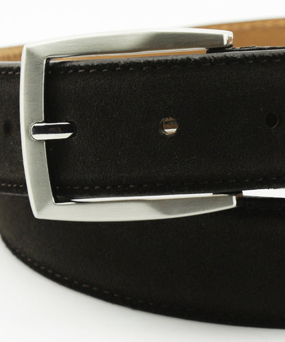 Suede Riem | DonkerBruin