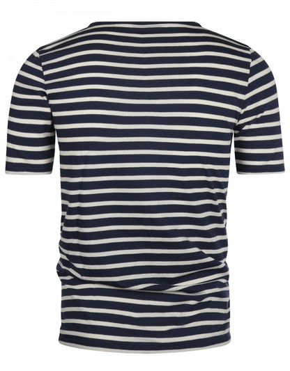 Levant Rundhals-T-Shirt | Marineblau