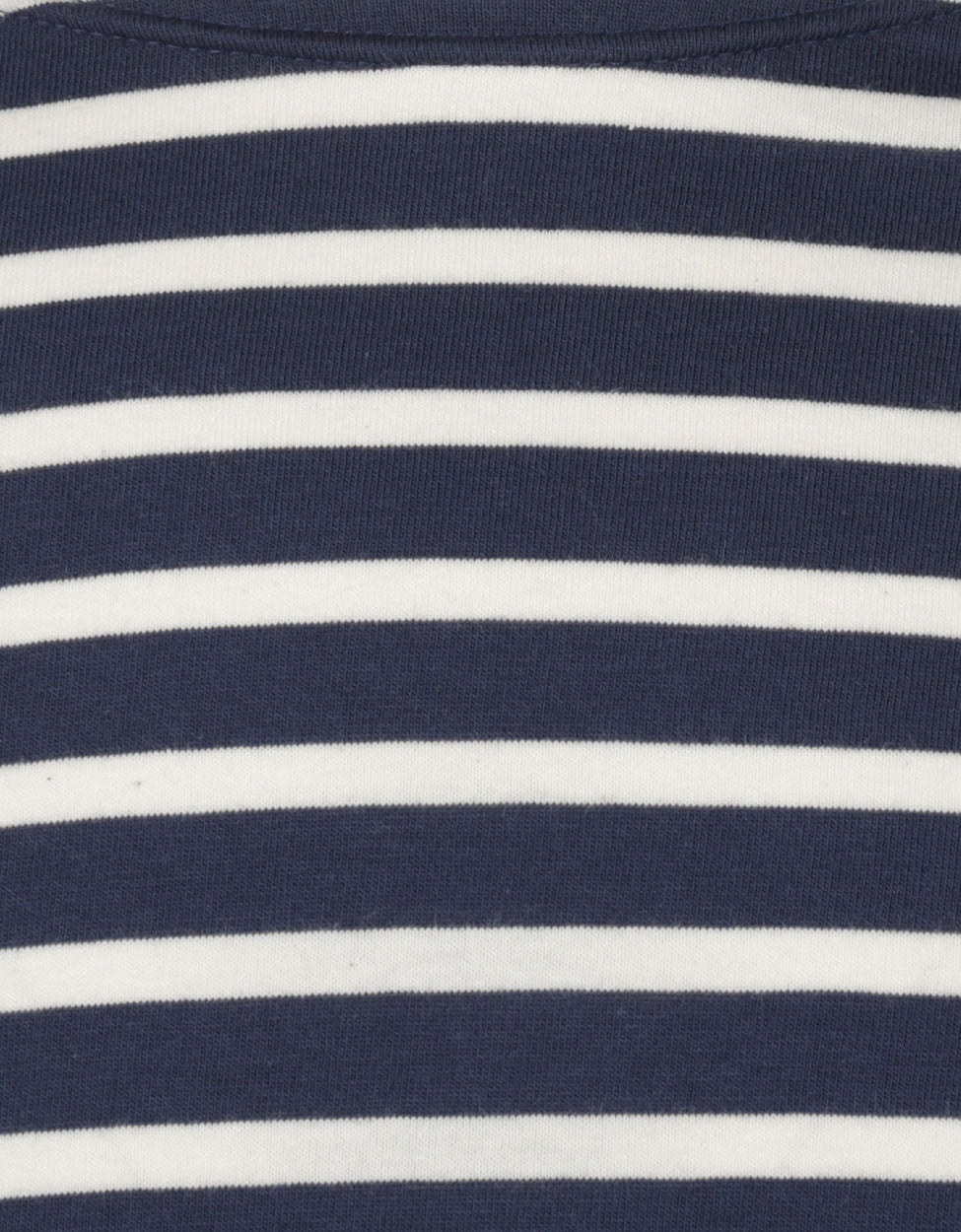 Levant Rundhals-T-Shirt | Marineblau