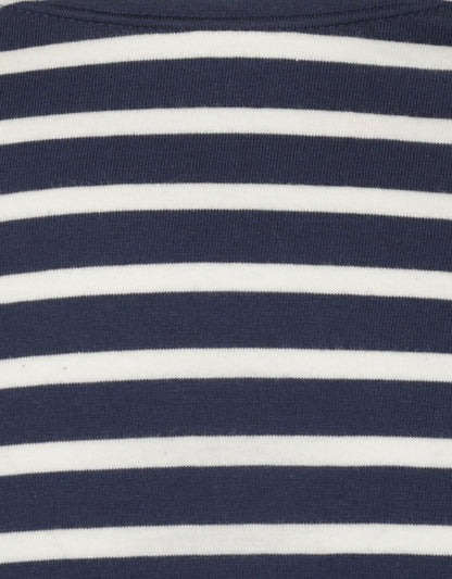 Levant Rundhals-T-Shirt | Marineblau