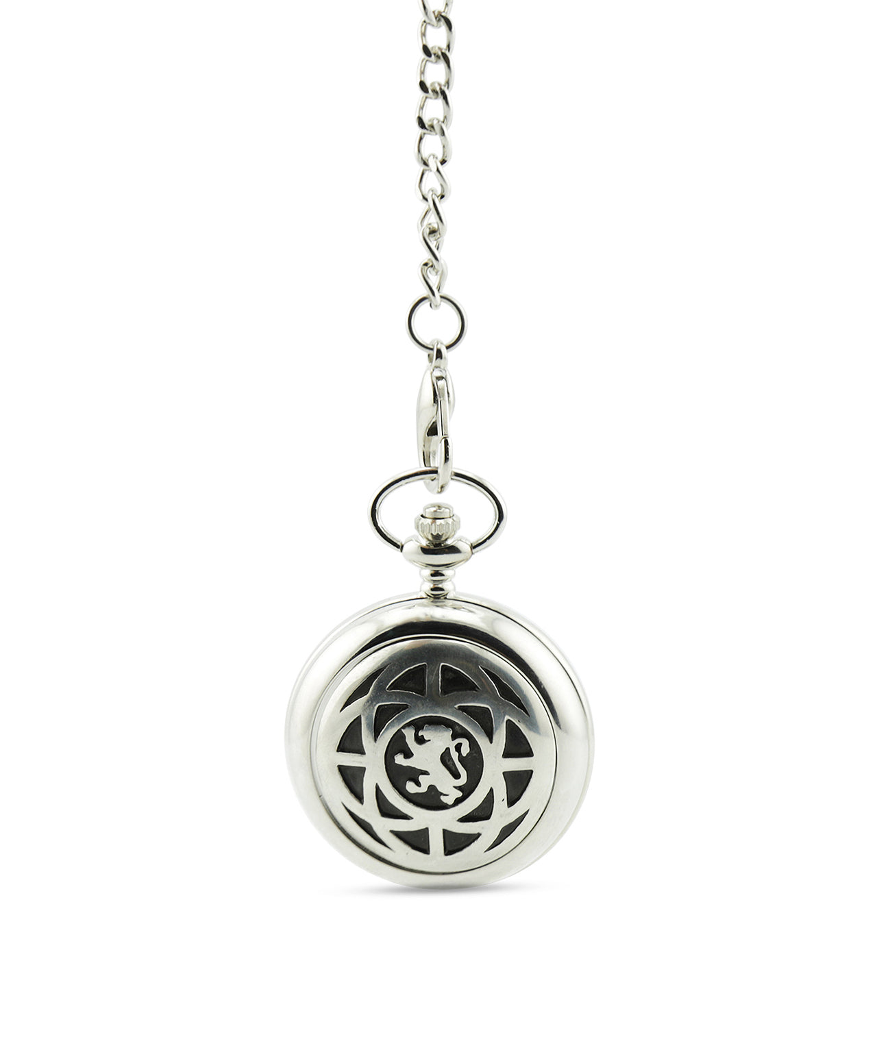 Stilvolle Taschenuhr | Andreaskreuz/Löwe