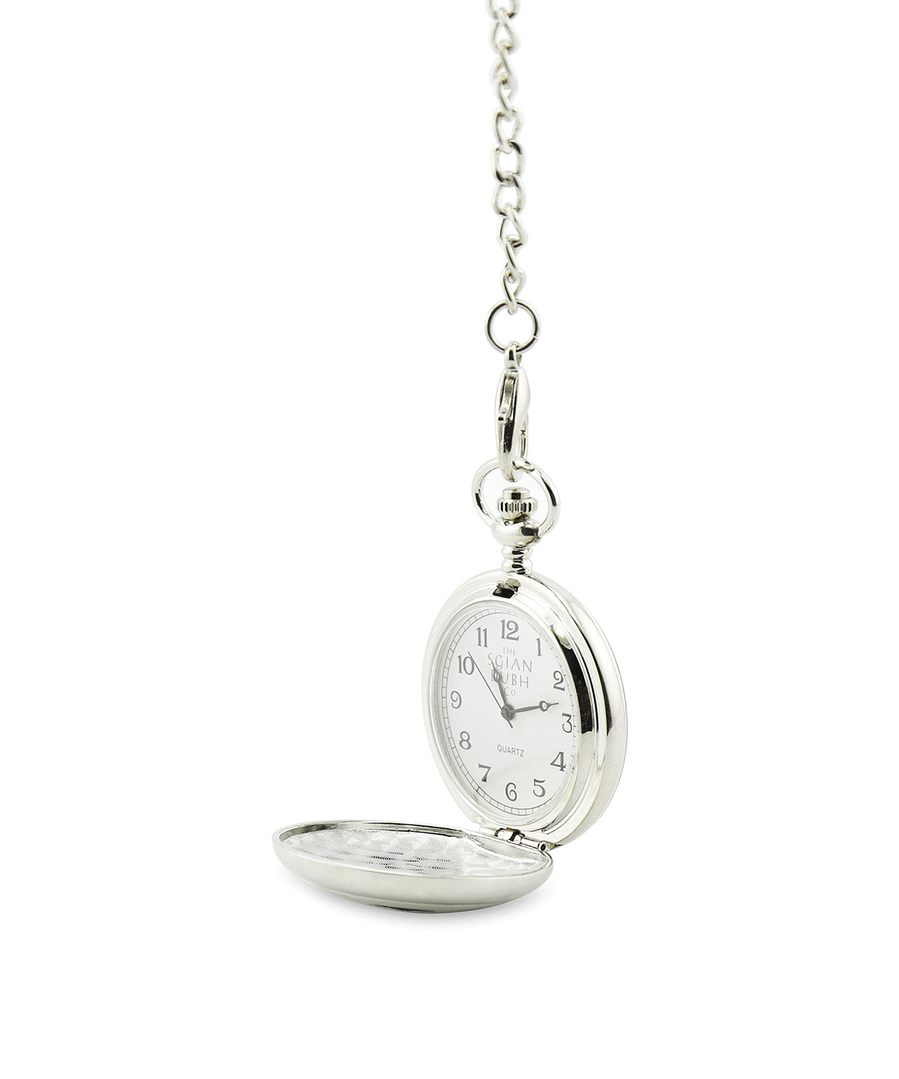 Stilvolle Taschenuhr | Andreaskreuz/Löwe