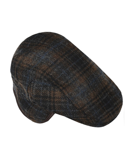 Tweed Cap | Bruin/Navy ruit