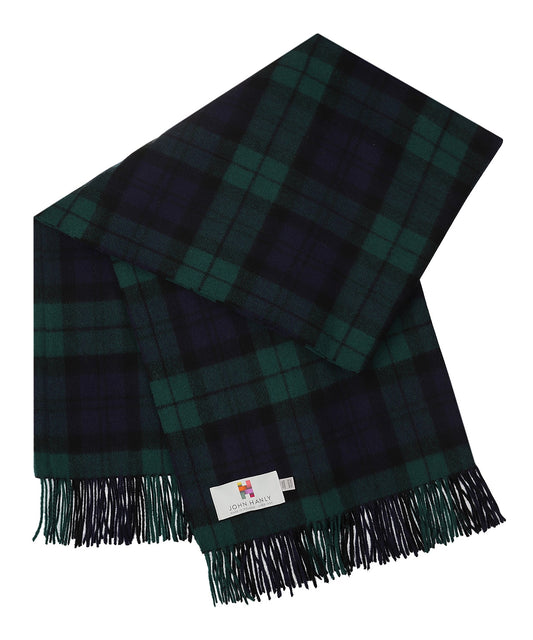 Plaid Lamswol | Black Watch Tartan