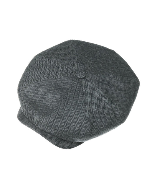 Hatteras Silk | Donkergrijs herringbone