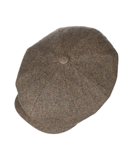 Hatteras Silk | Donkerbruin herringbone