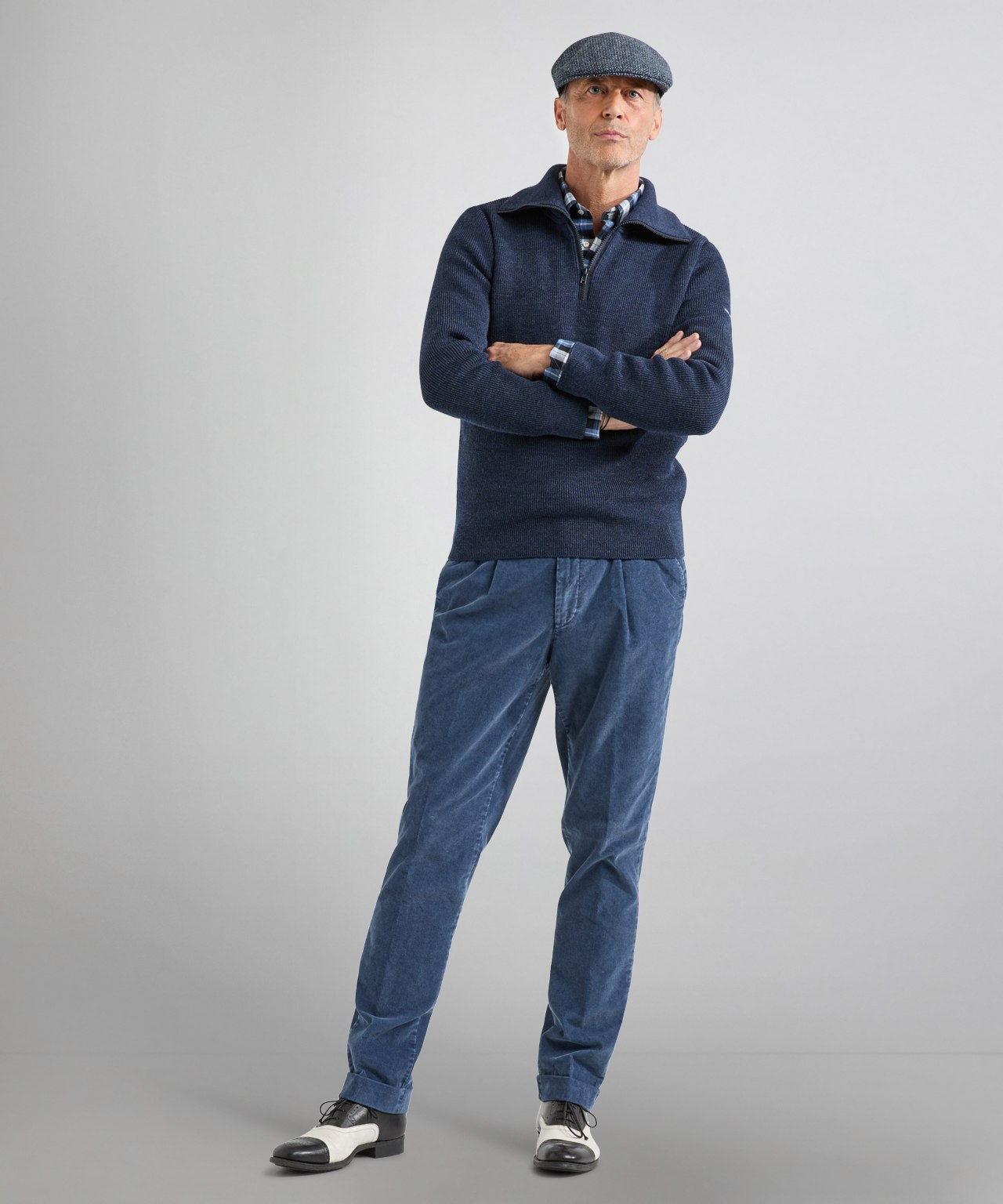 Saint James Skipper-Trikot Cotentin | Blau