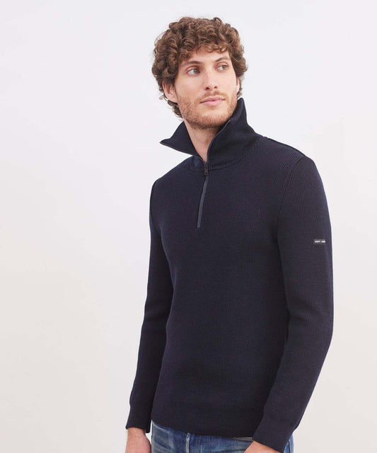 Rits Pullover Cotentin | Navy