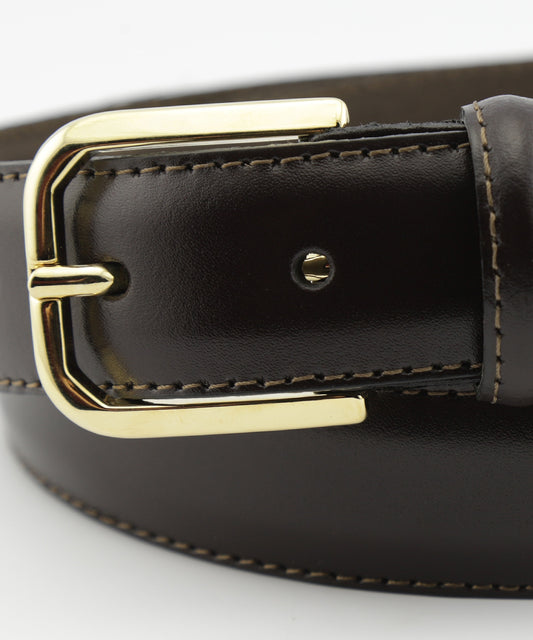 Riem Goudkleurige Gesp | Bruin