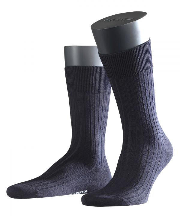 Bristol Pure Herrensocken | Blau